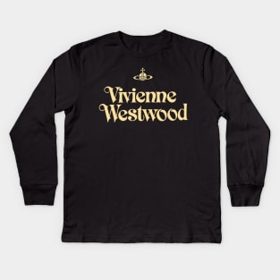 vivienne westwood fashion designer Kids Long Sleeve T-Shirt